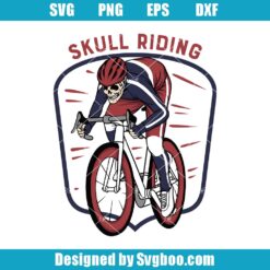 Skull Riding Svg
