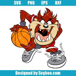 Tasmanian Play Basketball Svg