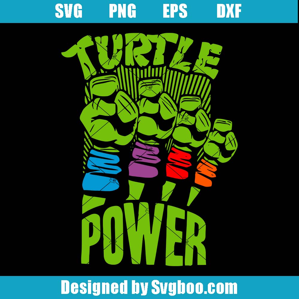 Turtle Power Svg, Teenage Mutant Ninja Turtles Svg, Super Ninja Svg