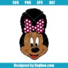 Afro Minnie Svg