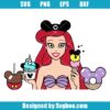 Ariel Princess Snacks Svg