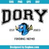 Dory Est 2003 Fish Finding Nemo Svg