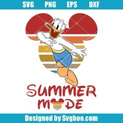 Funny Donald Duck Svg