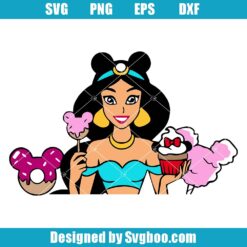 Jasmine Princess Snacks Svg