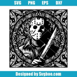 Jason Voorhees Horror Man Svg
