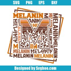 Melanin Typography Svg