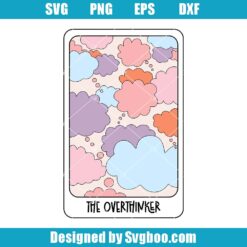 Overthinker Tarot Card Svg