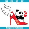 Panda In High Heel Svg