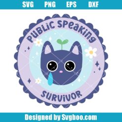 Public Speaking Survivor Svg