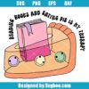 Reading Books And Eating Pie Is My Therapy Svg