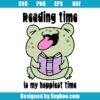 Reading Time Is My Hoppiest Time Svg