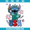 Stitch Retro 4th Of July Svg