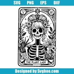 The Plant Lady Tarot Card Svg