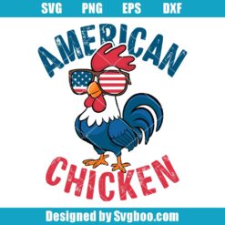 American Chicken Svg
