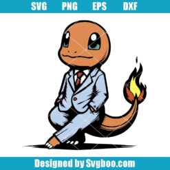 Charmander Office Attire Svg