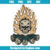 Flaming Skull Bonfire Svg