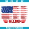 Freedom Bullet Flag Svg