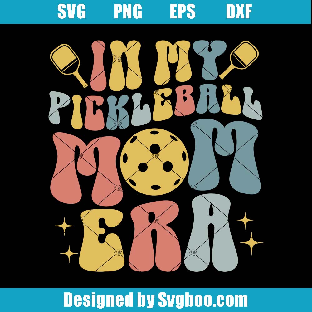 In My Pickleball Era Svg, Pickleball Lover Svg, Pickleball Gift In My Pickleball Era Svg