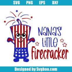 Nana's Little Firecracker Svg