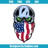 Patriotic American Skull Svg