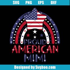 Proud American Mimi Svg
