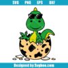 Retro Cute Dino Svg