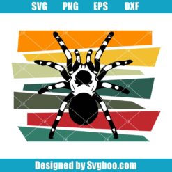 Retro Tarantula Svg