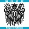 Skeleton Heart Svg