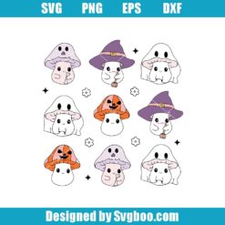 Spooky Mushrooms Svg