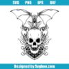 The Vampire Skull And The Vampire Bat Svg