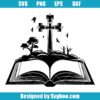 Bible With Cross Svg