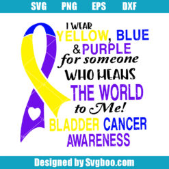 Bladder Cancer Awareness Svg