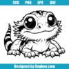 Cute Bearded Dragon Svg