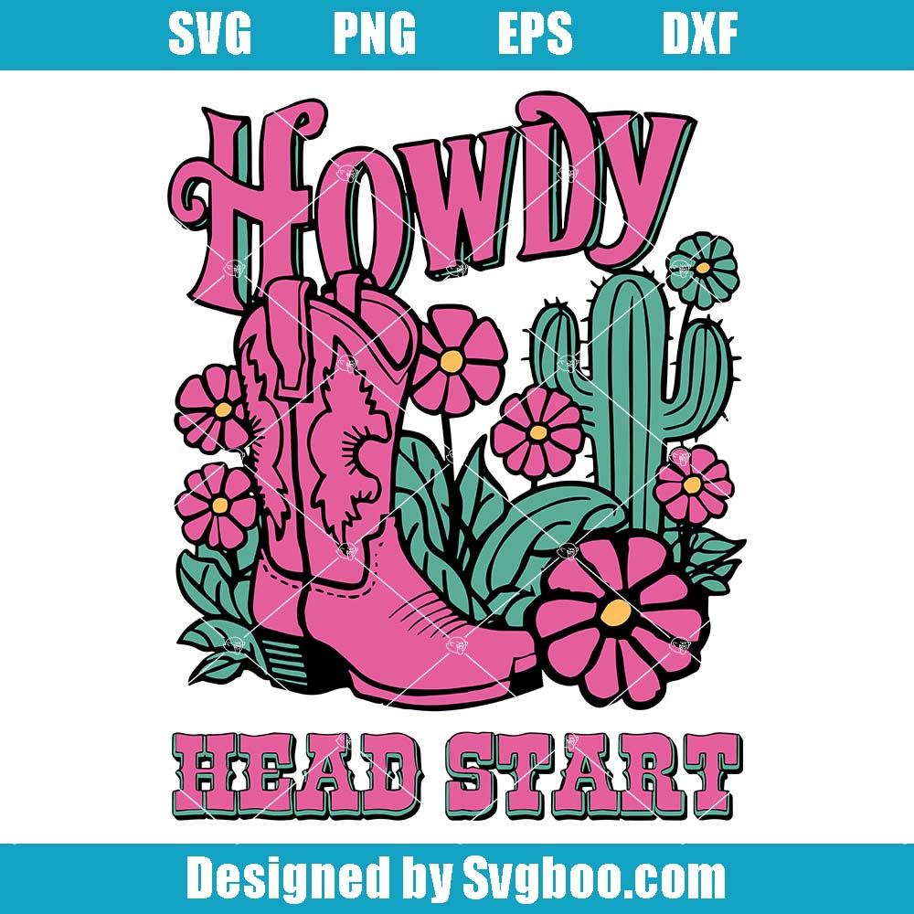 Howdy Head Start Teacher Svg, Western Teacher Svg, Head Start Team Svg