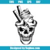 Ice Cream Skull Svg