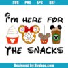 I'm Here For The Snacks Svg