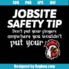 Job Site Safety Tip Svg