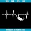 Scuba Diver Heartbeat Svg