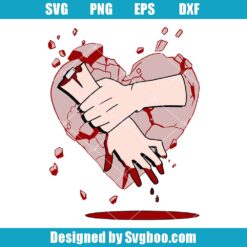 Broken Heart Svg