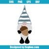 Fall Short Gnome With Acorn Svg
