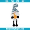 Fall Tall Gnome With Gourd Svg