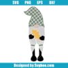 Fall Tall Gnome With Leaf Svg