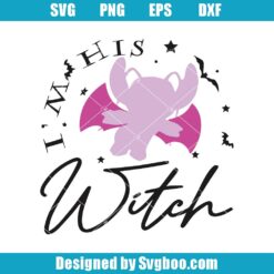 I'm His Witch Svg
