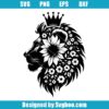 Lion King Flowers Svg