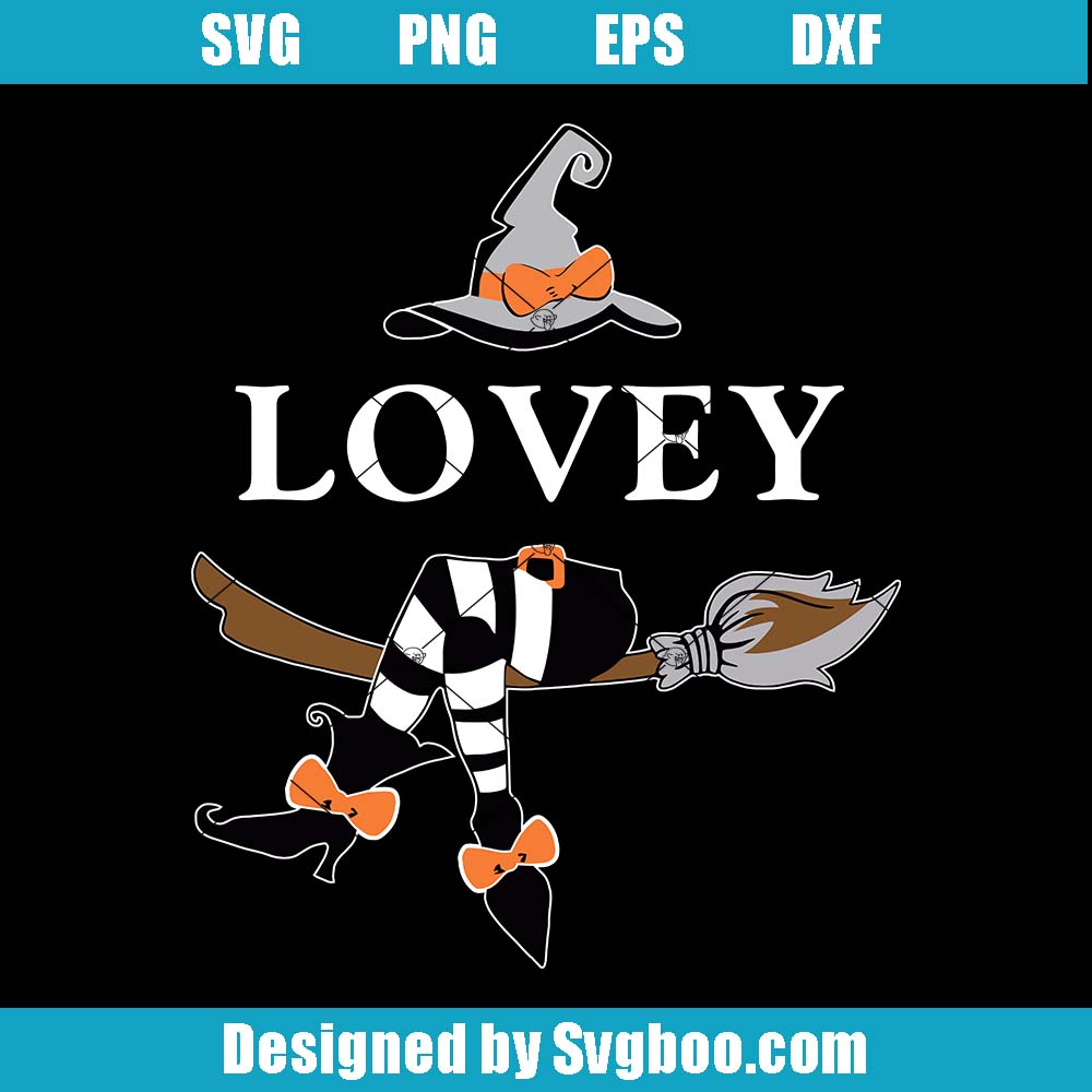 Lovey Witch Svg, Halloween Lovey Svg, Halloween Witchy Svg