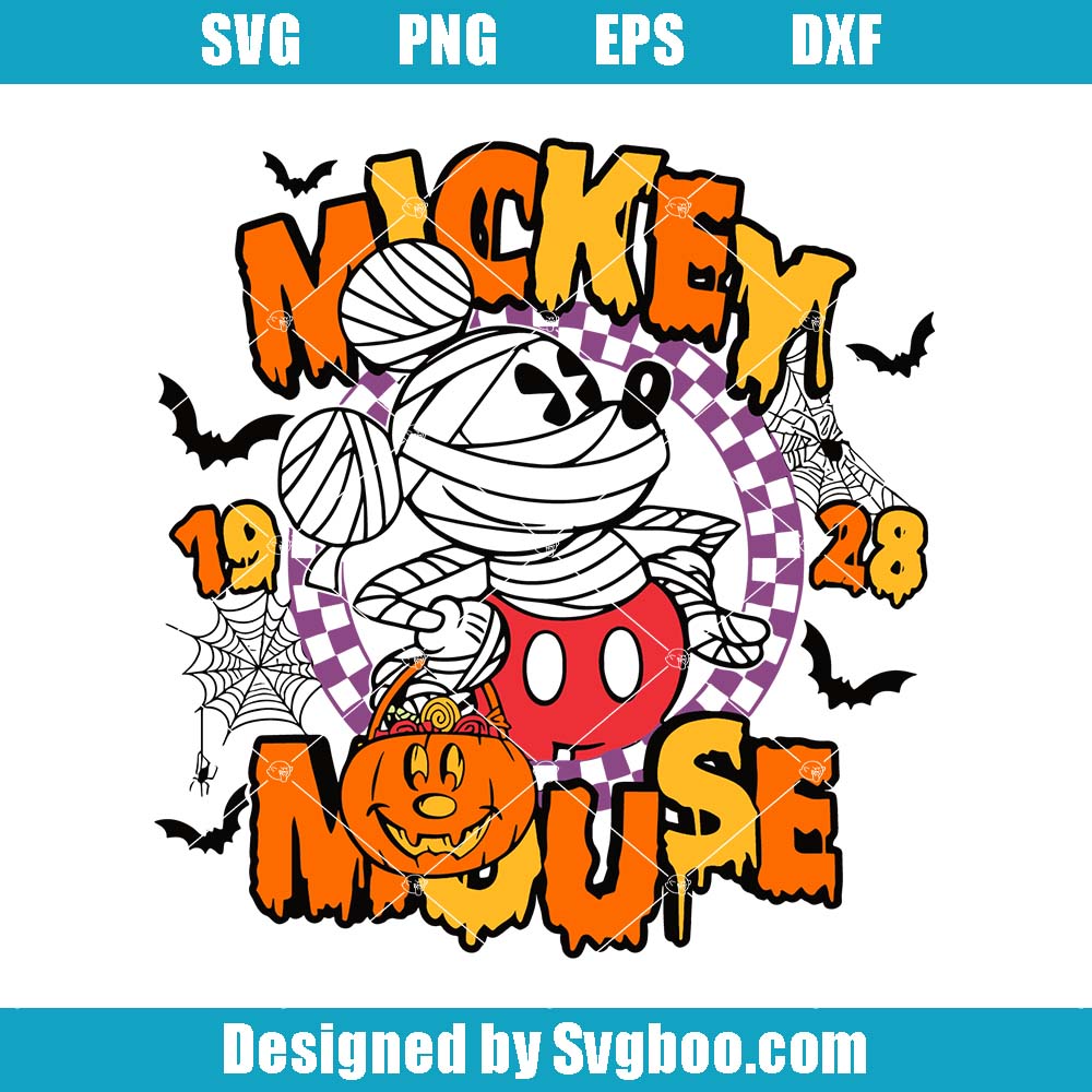 Mickey Mouse Svg, Halloween Mouse Est 1982 Svg, Halloween Day Svg