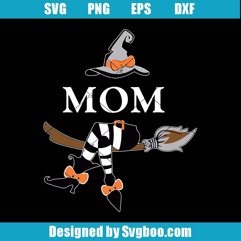 Mom Witch Svg, Halloween Mom Svg, Witch Family Member Svg