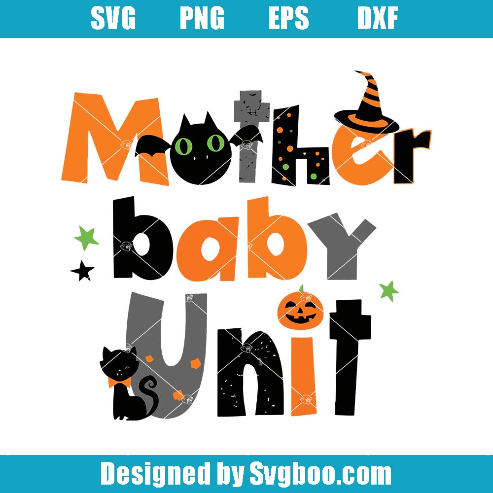 Mother Baby Unit Svg, Baby Nurse Halloween Svg, Occupation Nurse Svg