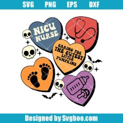 NICU Nurse Halloween Svg