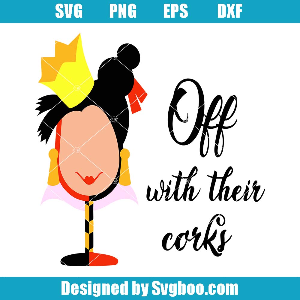 Off With Their Corks Svg, Funny Drinking Svg, Food And Wine Svg